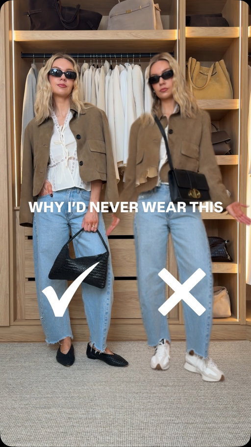 Welcome back to my original ‘Why I’d Never Wear This’ series! This time we’re focusing on a casual Spring look and how I’d improve it 🤍! Do you prefer? 

Comment SHOP below to receive a DM with the link to this post on my LTK ⬇ https://liketk.it/6d2tD