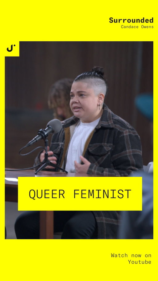 @realcandaceowens talks with a queer feminist on queer identity
