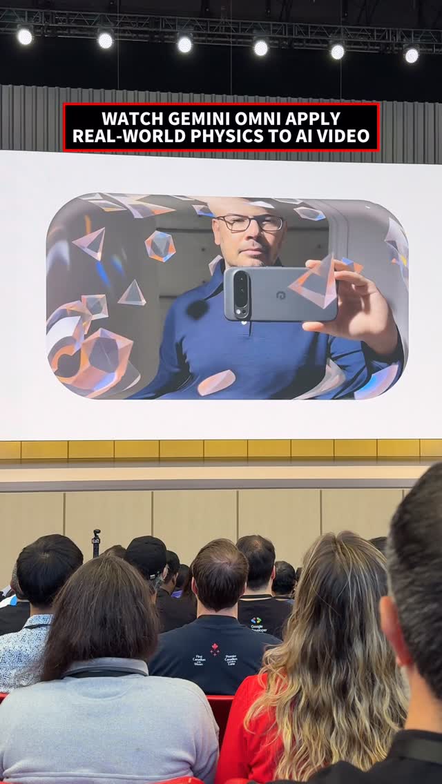 Today, Google announced Gemini Omni. ✨🤖

It is a new generative AI model that starts with video generation and will expand to image and text capabilities over time. 

Google says the model will deliver polished, high-quality video from simple prompts. The first model, Gemini Omni Flash, launches today for Google AI +, Pro, and Ultra subscribers on the Gemini app, Google Flow, and YouTube Shorts. It will roll out to developers and enterprise customers via APIs in the next few weeks. 

#GoogleIO #TechNews #Google #GeminiOmni #AllAccess