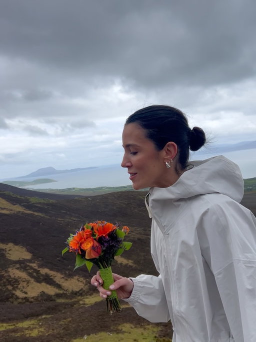 got married in a tiny chapel on top of the mountain next to my grandparents home and it was every bit as magical and ridiculous as it sounds 🫶🌪️💫