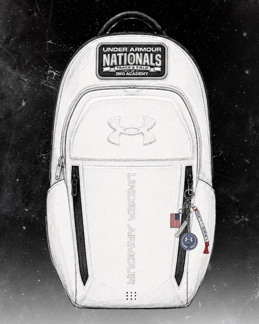 🎒BAG DROP 🎒

The OFFICIAL Under Armour Nationals backpack is here.

Every accepted athlete receives a HIGH QUALITY Under Armour backpack at check-in. 

Plus, athletes can earn exclusive event keychains throughout the weekend through competitions, activations, and challenges around the facility.

Special edition keychains awarded to:
-Top 3 finishers in every event
-All-Americans (Top 6)

🔟 days away.

Register now on Athletic.net.

#UATFNationals #UnderArmourNationals #Partner