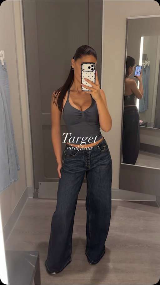 can you believe these jeans are at target?? 🎯 they look so similar to the Still Here Sport Jean! 🫢 comment “JEANS” for a message with the 🔗 https://liketk.it/6dwhn