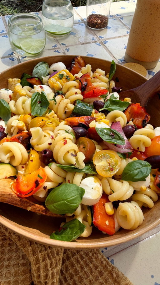 Everything I’m making for Memorial Day Part 2: Grilled Vegetable Pasta Salad 

If the grill is on for burgers, I’m throwing on some vegetables too. This pasta salad is packed with smoky summer flavor and perfect for any party!

Comment RECIPE and I’ll send you my whole Memorial Day menu, pasta salad included! ☀️

#loveandlemons #pastasalad #grilledvegetables #easyrecipes #memoridaldayrecipes
