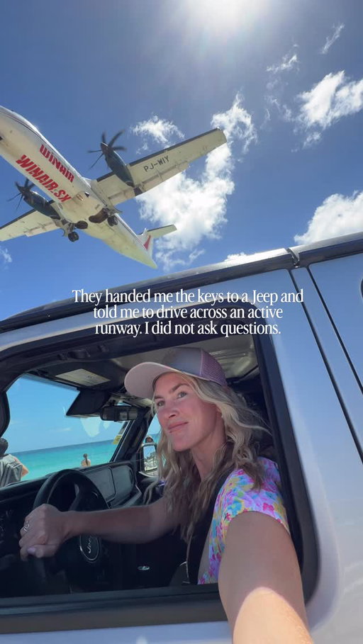 📍Maho Beach is one of those places you have to see to believe. . . 

Planes from Princess Juliana International Airport come in so low you can feel the engines before you even see them. It is completely legal, completely wild, and completely Sint Maarten.

If you want to experience it the right way, grab a Jeep from Easy Go Rent A Car and drive yourself down. 🚗 No tour group. No schedule. Just you, the beach, and a 747 that will make your heart stop.

Just your average Tuesday when you live on the most unexpected island in the Caribbean.

📍 Maho Beach, Sint Maarten
🚙 Easy Go SXM Rent A Car | @easygosxm.rentacar 

Things to know before you go:

🛬 Check the flight schedule. Flights are most frequent and dramatic in the afternoon. Look up Princess Juliana Airport arrivals before you head down so you don’t miss the big ones.

🚙 Rent a Jeep. The beach road can get sandy and narrow. A 4x4 from Easy Go Car Rental makes the whole experience seamless and gives you the freedom to stay as long as you want.

☀️ Go early or stay late. Midday gets crowded. Early morning is peaceful and golden. Late afternoon is peak plane-spotting hour.

🍹 Grab a drink at Sunset Bar. (@sunsetbeachbarsxm) It sits right on the beach with a direct view of the runway. Best seat on the island.

📱 Have your camera ready. The planes come in fast. If you blink you will miss the shot. Keep your phone or camera out and recording before you think you need to.

🌊 Watch the jet blast. When planes depart, the blast from the engines is powerful enough to knock you off your feet. It is fun until it isn’t. Stay aware of where you are standing.

#mahobeach #sxm #saintmaarten #princessjulianaairport