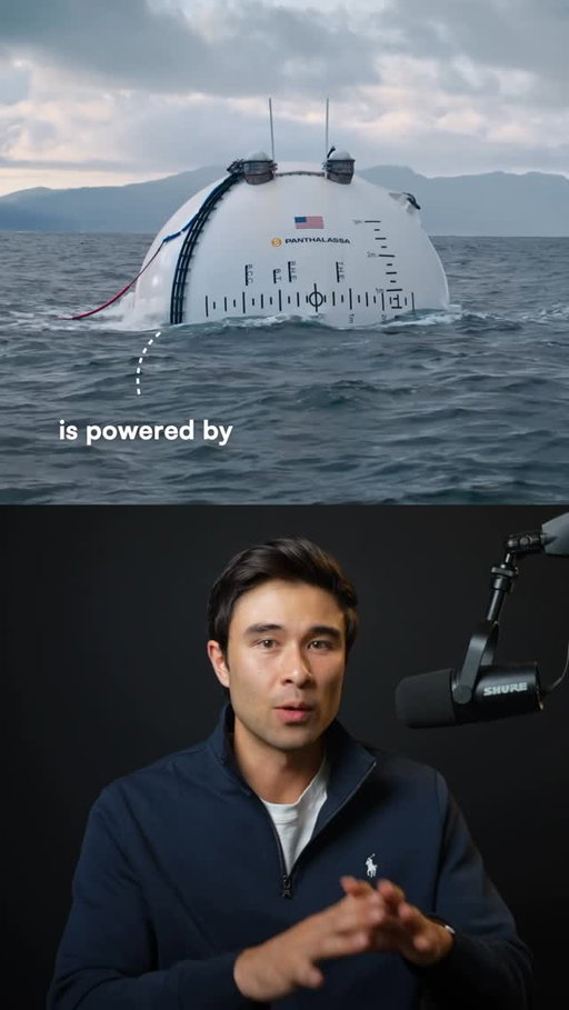 Panthalassa, a Portland-based startup, has raised $140 million in Series B funding at a valuation near $1 billion.

The company is developing floating, wave-powered platforms that run AI inference workloads at sea.

Each 85-meter lollipop-shaped node features a buoyant spherical head atop a long submerged tube, with no engines, hinges, or gearboxes that could fail in harsh ocean conditions. 

As waves pass, the node bobs up and down, driving oscillating flow through internal turbines to generate electricity onsite.

Cold seawater cools the servers, and data transmits back to shore via low-Earth-orbit satellites.

Beyond powering AI compute, Panthalassa sees the open ocean as a planetary-scale energy resource capable of delivering tens of terawatts of clean power, alongside solar and nuclear.

Commercial deployments are targeted for 2027.