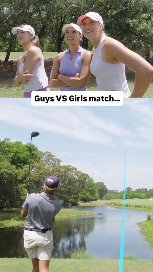 This match was 🔥  #golf #golfgirls #explore #womensports #golfgirlgames
