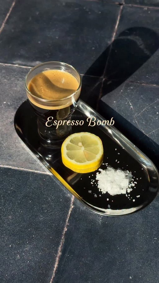 Our take on the viral Espresso Bomb 💣☕️

Nowadays | Tonic | Lemon | Salt | Espresso