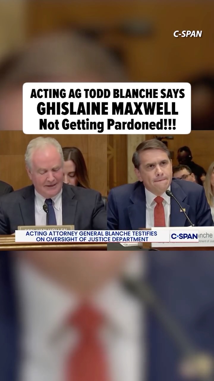 Ghislaine Maxwell can't rely on President Donald Trump to secure her release from prison ... because his acting Attorney General says he will not recommend pardoning Maxwell.

🎥: C-SPAN