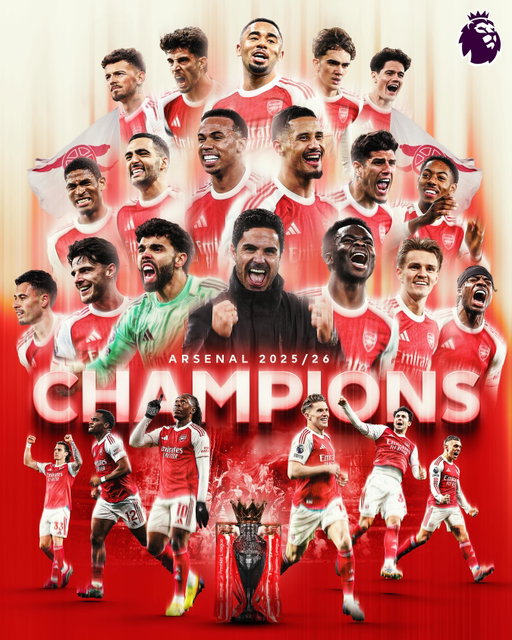 🏆 ARSENAL ARE CHAMPIONS 🏆