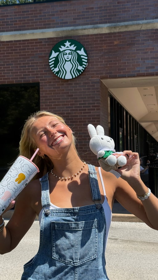 Three of my favorite things coming together: @starbucks, Miffy, and mom #StarbucksCreator