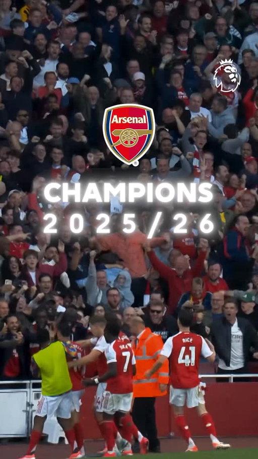 The wait is over.

@arsenal are Premier League champions.