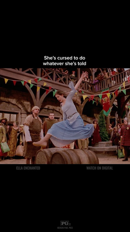 Free will has left the chat 😭 #AnneHathaway #EllaEnchanted #Fairytale