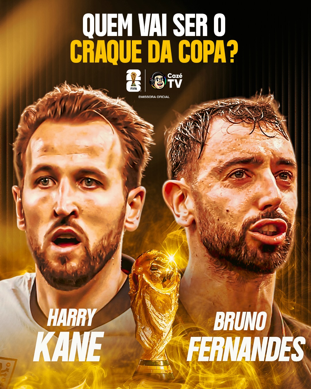 QUEM MERECE SER O CRAQUE DA COPA??? 🏴󠁧󠁢󠁥󠁮󠁧󠁿🇵🇹

Pedimos pro ChatGPT escolher 32 jogadores que vão copar pra vocês decidirem quem será o 𝑪𝑹𝑨𝑸𝑼𝑬 𝑫𝑨 𝑪𝑶𝑷𝑨 𝑫𝑶 𝑴𝑼𝑵𝑫𝑶! 👀 Responda nos comentários. Votação será encerrada amanhã (quarta) às 18h30.

NA RODADA DUPLA DE HOJE, A GENTE CONTINUA COM KANE 🆚 BRUNO FERNANDES! 🤯🔥 SÓ VEM!

𝐒𝐄 𝐓𝐄𝐌 𝐂𝐎𝐏𝐀, 𝐄𝐒𝐐𝐔𝐄𝐂𝐄! É na CazéTV! 🤩📺

#Inglaterra #Portugal #CoberturaCazéTV #CopaNaCazéTV #cztv18 #cztv23