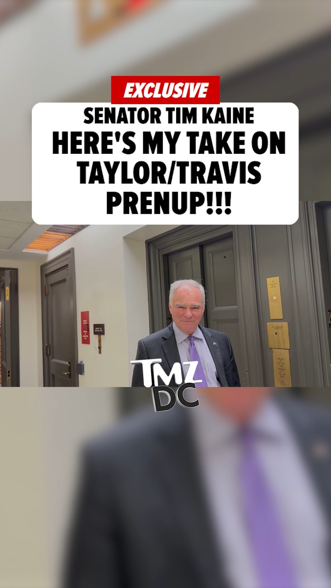 👰💒 Senator Tim Kaine has all sorts of advice on the probable Taylor Swift/Travis Kelce prenup ... shop around for the best place to write it, but don't dwell on it 'cause it could sink your marriage!!!