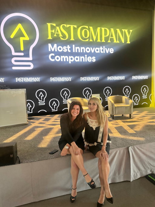 We used to get yelled at because we moved too fast. Now we get awards for it.  Thank you @fastcompany and @jeffcbeer for tonight’s award 😉  @brooke_mogan speed demon.