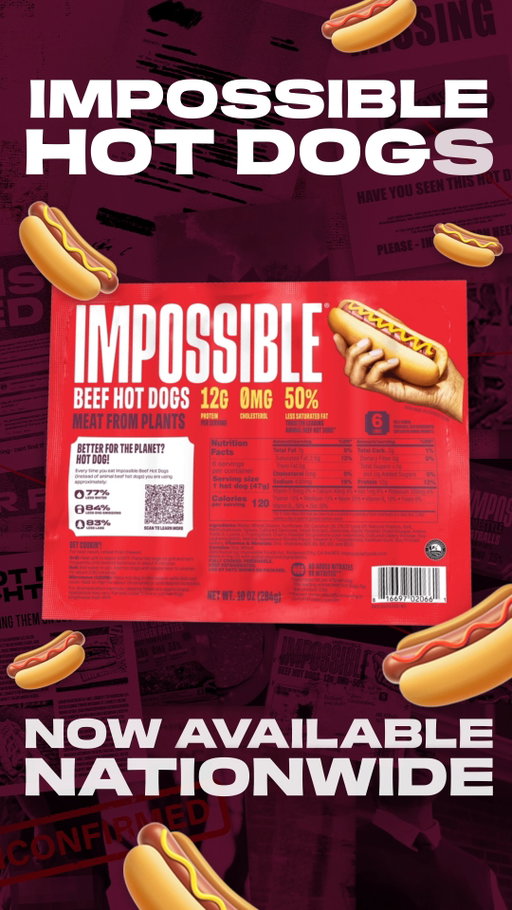 ICYMI, Impossible Dogs are now available NATIONWIDE! Click the link in our bio to see where you can get your hands on these dogs near you.