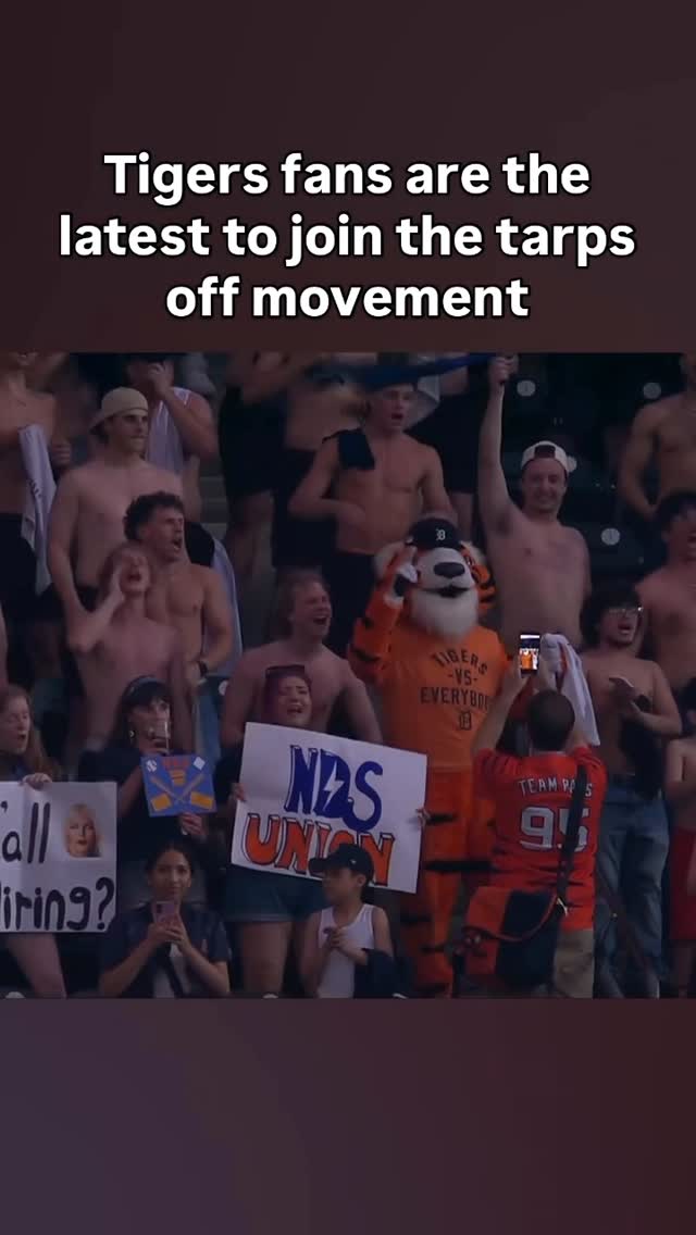The "tarps off" movement has reached Detroit