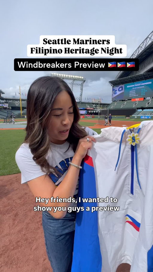 Happy Asian American, Native Hawaiian & Pacific Islander Heritage Month! I’m so excited share a preview of the @mariners Filipino Heritage Night Windbreakers 🇵🇭 [hosted]

🇵🇭 Filipino Heritage Night is June 20th at @tmobilepark. Special tickets are already SOLD OUT!! 

A windbreaker comes with a purchase of a SPECIAL main level or view level ticket. The Seattle Mariners will play against the Boston Red Sox. And there’s a $10 contribution to the Filipino Community of Seattle for every ticket sold!

Share this with a friend who would love a Mariners-themed Filipino Heritage Windbreaker! See you guys on June 20th!! 

Thank you to the Seattle Mariners for inviting me to see the windbreaker and to tonight’s AANHPI Heritage Night. Thank you to @jennyenjoys for coming with me! #mariners #filipinoheritage #aapiheritagemonth #aanhpi #seattle