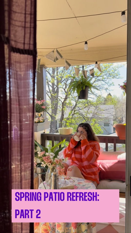 It’s time for the big reveal of @morgan7737’s whimsical fairy garden! What’s your favorite detail? 🌸🌻🌹🌷🕊️

#outdoorpatio #balconyinspo #renterfriendly #springrefresh