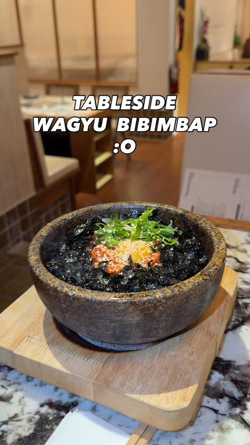 @iwagyula tableside Wagyu Bibimbap 🔥