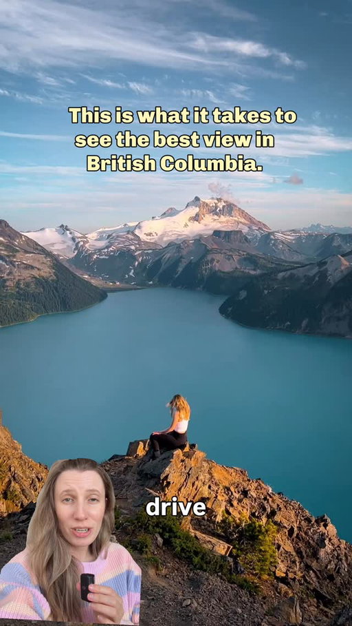 This is hands down one of the most rewarding hikes we’ve ever done in British Columbia 🥹⛰️

But fair warning… you definitely have to earn this view.

Panorama Ridge starts from the Rubble Creek trailhead along the Sea to Sky Highway before climbing up to Garibaldi Lake campground. Most people split the hike over 2 days, which honestly makes the experience so much better because you get to spend time swimming in the lake, camping under the mountains, and catching sunset from Panorama Ridge 

🥾 Distance: 31.4km return 
⛰️ Elevation Gain: 1,525m
⏰ Time: Usually 2 days with camping (or a VERY long day hike) we actually spent 2 nights there which was perfect! 

The final climb to the top is SO worth it though. Seeing Garibaldi Lake glowing bright blue along with Black Tusk at sunset genuinely feels unreal.

A few things you need to know before doing it:
🐻 Bring bear spray + a headlamp 
🏕️ Camping permits book up FAST in summer 
🌼 Late July/August is wildflower season and it’s stunning 
🥶 The weather can change really quickly at the top

Would you do this hike? 👀

#canadianbloggers #travelbloggers #vancouverinfluencer #vancouvercreator #hikebc