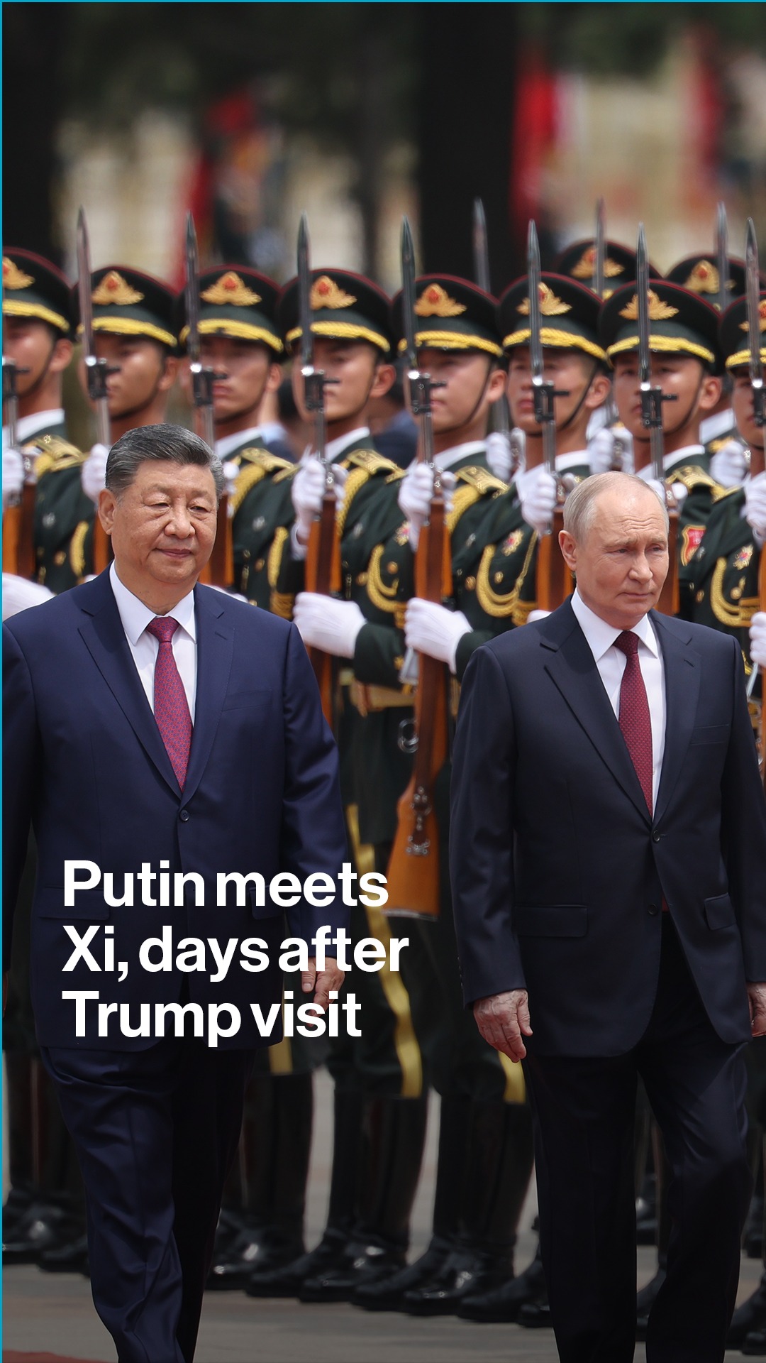 Russian President Vladimir Putin meets with Chinese President Xi Jinping in Beijing to strengthen ties and revive stalled energy talks, just days after Xi hosted US President Donald Trump.

Tap the link in the bio for more.