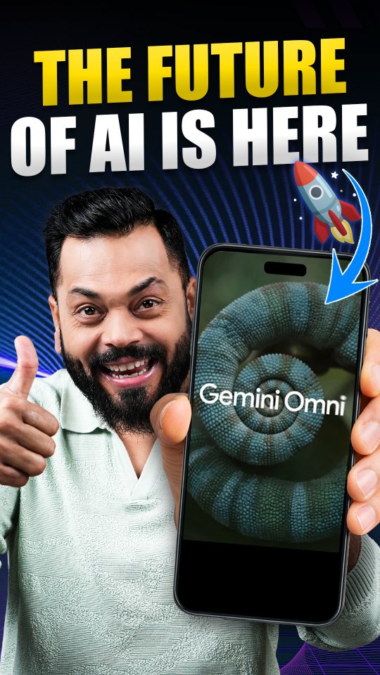 Best AI Video Tool🤯

Share this reel with your friends and ask them about Google Gemini Omni. 

[Google IO, Google Gemini Omni, Best AI Tool]

#Googlegemini #geminiomni #AIreels #AItools #trendingreels
