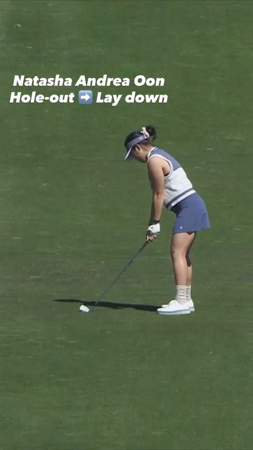 The moment that’s been living in our heads rent free all of 2026 😂 Natasha Andrea Oon really laid down in the fairway #LPGALookback