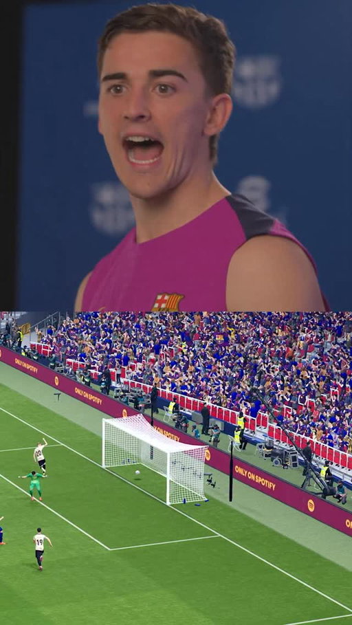 What happens when Barça players face an @efootball gamer? 👀🎮

Què passa quan els jugadors del Barça s’enfronten a un gamer d’@efootball? 👀🎮
¿Qué pasa cuando los jugadores del Barça se enfrentan a un gamer de @efootball? 👀🎮