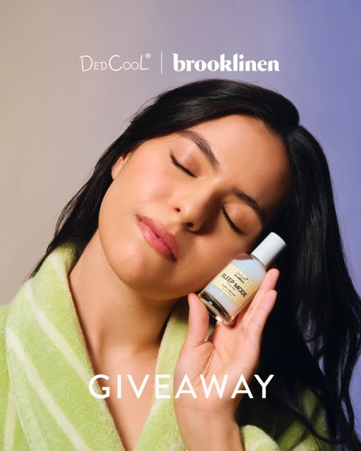 Sleep Mode—On! Brooklinen and DedCool partnered together to create a duo of essentials for shifting the mood in your new unwind uniform. And…it sold out immediately. Lucky for you, we saved a set to give away!

One lucky winner will receive: the DedCool x Brooklinen bundle, a Super-Plush Robe in Striped Vetiver and Sleep Mode Pillow Spray. 

HOW TO ENTER

1️⃣ Like this post
2️⃣ Tag a friend who could use some calm on command
3️⃣ For a bonus entry, share to your story

No purchase necessary. Open to U.S. residents, 18+. 1 winner will be selected at random. Giveaway ends 6/2/26. Winners will be notified via DM by @brooklinen