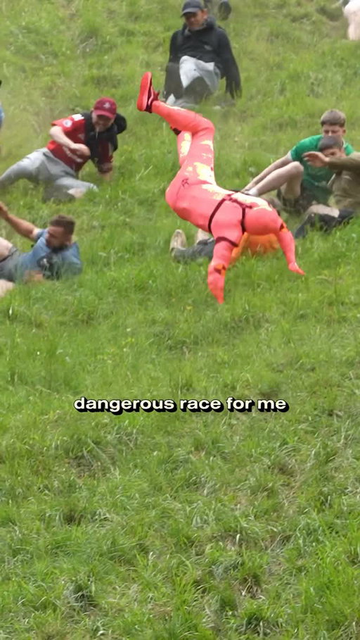 I hired Hollywood stuntmen to win the cheese roll for me