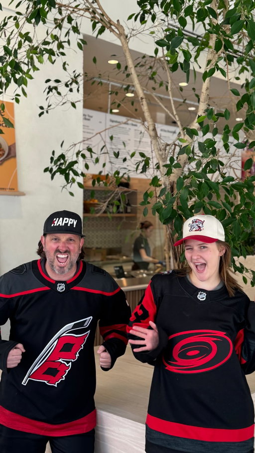 🚨 LET’S GO @canes!!! 🚨

The journey continues tomorrow as the Eastern Conference Finals have FINALLY arrived. Wear your Canes jersey in on gameday and receive BOGO BOWLS! (Buy one bowl, receive one of equal or lesser value on us.)