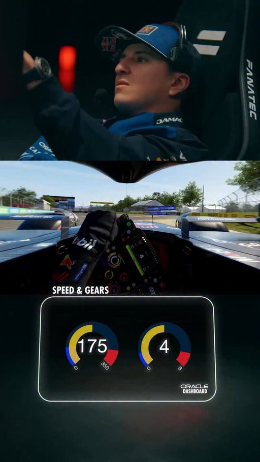 Locking in for the Wall of Champions 💪🎮 

Watch Isack’s full @Oracle Virtual Lap 🔗 in bio!

#F1 #RedBullRacing #CanadianGP @fanatec_official