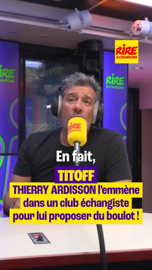 ANECDOTE MYTHIQUE ! Y a que Thierry Ardisson qui pouvait proposer à @titoffofficiel d’aller parler boulot dans un club échangiste ! 
Vous allez crever de rire en écoutant cette anecdote géniale. C’est dans l’Afterwork du Rire avec @cedriccizaire chaque soir, 17h-18h et à volonté en podcasts sur l’appli et rireetchansons.fr !
@sabrinehumoriste #humour #comedyclub #radio #podcast