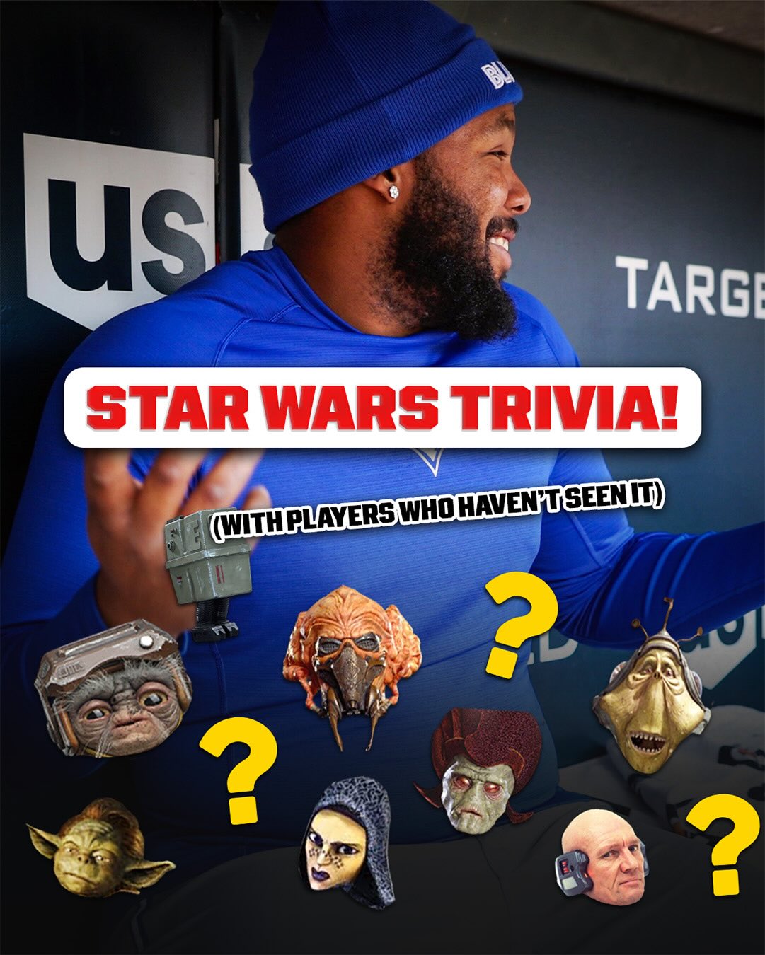 Not knowing Max Rebo of the Max Rebo Band is unacceptable! 🤣

We asked players to name these Star Wars characters and some others! 👀