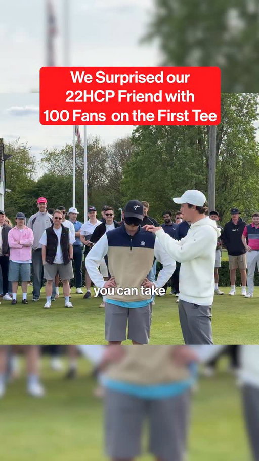 Surprising our 22HCP friend 😂 

Clubs: @takomogolf 
Clothes: @macadegolf 

#golf #18pars #golfuk #trusttheprocess #golfswing