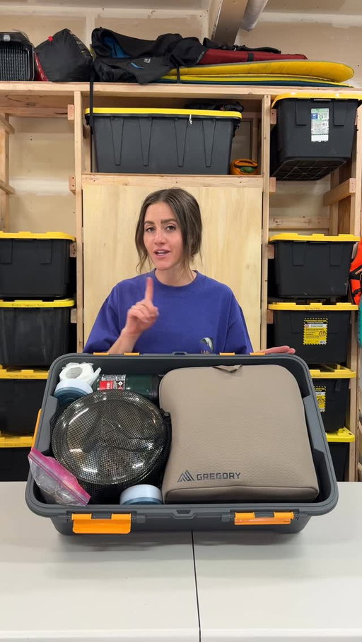 Comment “BOX” for everything that’s in my box & the full blog post.

Having a camp kitchen box makes is super easy to pack because everything is organized and ready to go & you don’t have to worry about forgetting anything. Makes meals at camp easier too! So here’s 

HOW TO BUILD A CAMP KITCHEN BOX :

Tote (preferably one that is shallow with a clear lid so it’s easy to see and find what you need.) @ezystorage 

Camp Stove & Fuel (one with a griddle plate for more versatility & ease cooking.)
@jetboil (for boiling water fast)

Utensil Organizer (as simple as zippered pouches or as fancy as our @gregory alpaca case)

Utensils & Cookware (you can snag some from the thrift store, dollar store, or use old ones you already have. Look for nesting pots and pans to save space.)

Cleaning Supplies (small rag, biodegradable soap, scrubber, wet wipes, hand sanitizer. You can use the bin as a sink or find a collapsible one.)

Miscellaneous Items:
-Lighter & matches (some fire starting supplies too like dryer lint in empty toilet paper rolls)
-Multispice container 
-Cutting board 
-Multi tool & can opener 
-Trash bags
-Toilet paper 
-Batteries & Lantern 
-Roasting skewers 
-Aluminum foil & stashed bags
-French press

Let me know if there is anything else you’d add!

Hi 👋 I’m Brighton Peachy (yes that’s really my name) and I’m SO stoked you’re here! I’m a Search and Rescue worker turned mom of 3 who LOVES to get outside and adventure with her kids. And I want to help other families do the same! Be sure to stick around for more camping and outdoor tips!

#campingtips #campingwithkids #campinghack #packinglist #outdoorgear