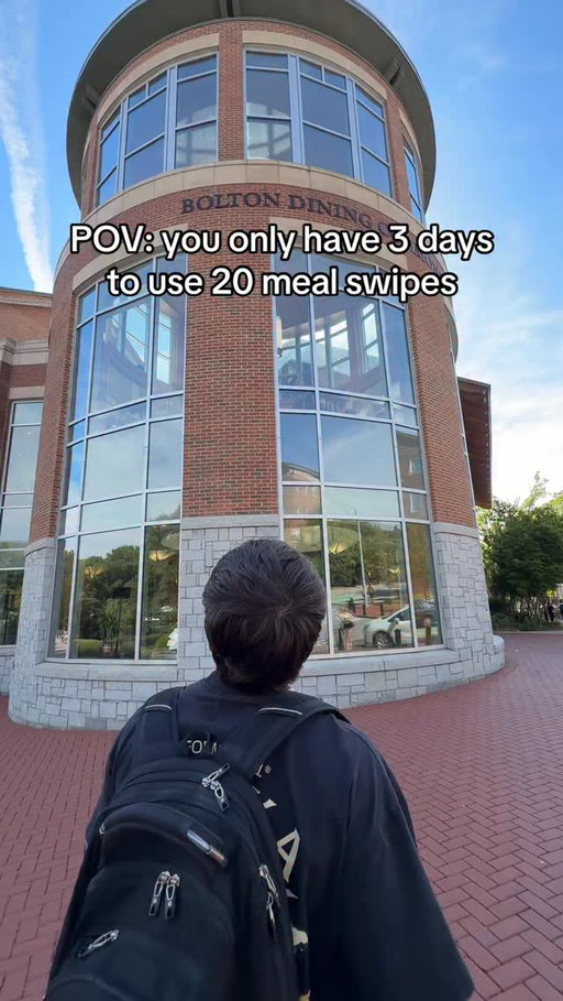 Going to the dining hall for a single fruit and that’s all #pov #dininghall #college #relatable #collegehumor