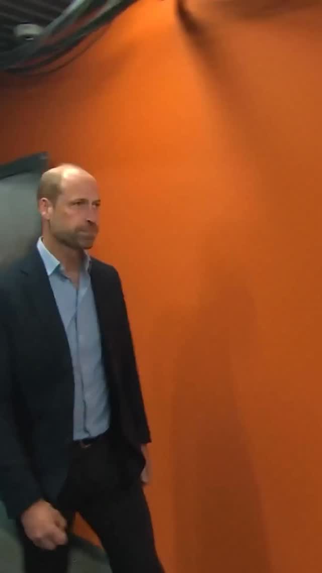 Prince William arrives at the Europa League final to cheer on his beloved Aston Villa 🙌