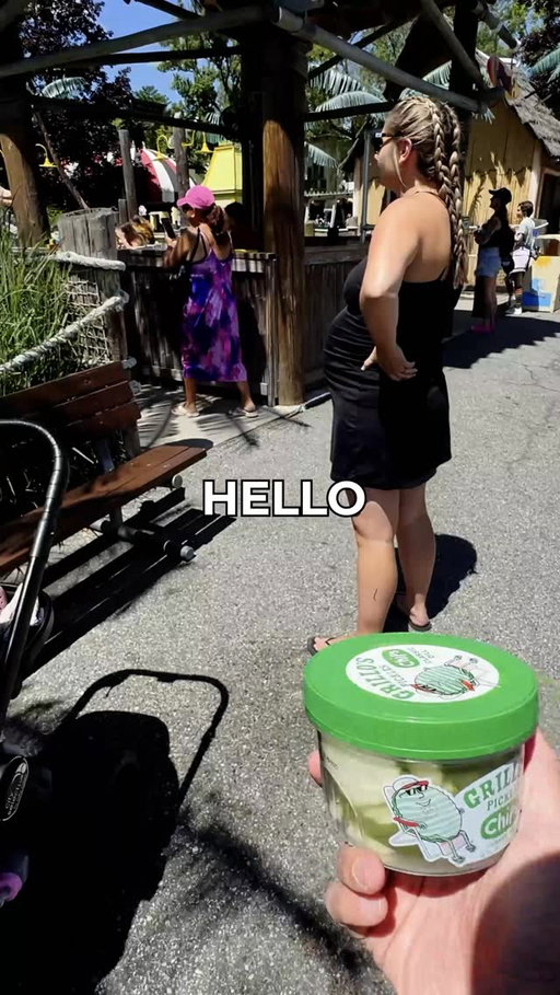 giving strangers pickles