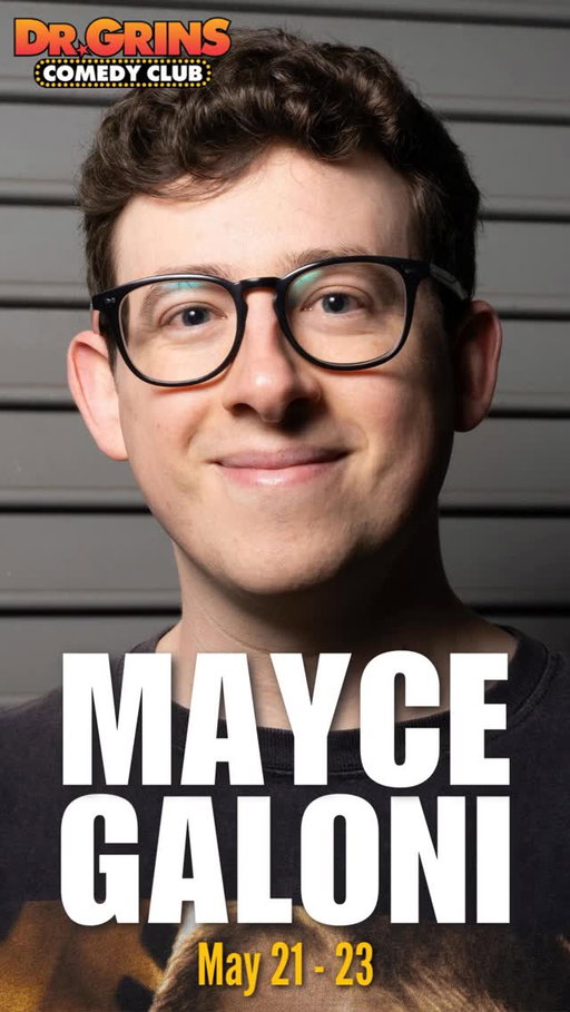 Mayce Galoni is here this weekend and we are excited for his return! May 21-23, he’ll be crushing every show and we want you to be here. Head to our bio or stories to secure some seats. We’ll be seeing you.
_______

Mayce Galoni is a Los Angeles based stand-up comedian and writer. Originally from Canada, Mayce started doing stand up when he was 15 years old, in dive bars on school nights. His laid-back style and clever writing has led him to perform at comedy clubs and festivals across North America. He has been seen on Just for Laughs Montreal, Hulu, Netflix is a Joke Fest, MTV, Kevin Hart’s LOL Network, and he has a comedy special on DryBar. He has also been featured on Don’t Tell Comedy’s Secret Sets, and several of his clips from this appearance have amassed millions of views online. ​

Mayce’s television work includes helping to create and star in BiteTV’s PrankYou, as well as being a staff writer and correspondent on 3 seasons of CBC’s “This Hour has 22 Minutes.”​​ 

Mayce’s album “Awkwarder” can be heard regularly on SiriusXM, and was nominated for Comedy Album of the Year at both the JUNOs and the Canadian Comedy Awards.

@maycegaloni  @bigoldbuilding 

#standupcomedy #comedyclub #jokes #funny