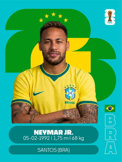 A página de atacantes e meio campistas da Seleção já está completa por aqui! 🇧🇷📒

#BateNoPeito