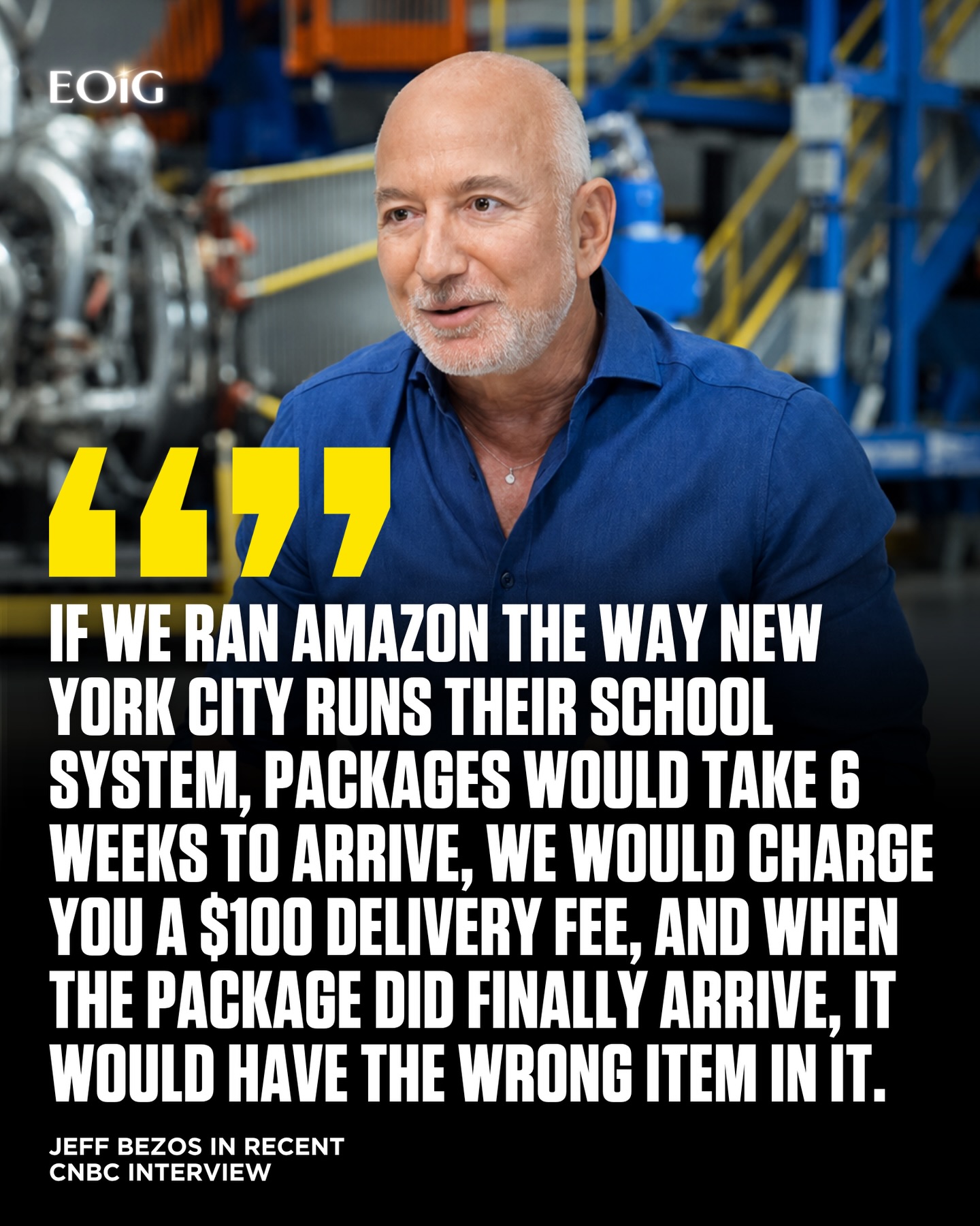 Jeff Bezos took a shot at New York City’s school system during a CNBC interview with Andrew Ross Sorkin.

He pointed to the city’s high spending per student and argued that the results do not match the budget.

Spending more does not automatically mean a system works better. What matters is whether the money actually turns into better outcomes.

Follow us (@entrepreneursonig) for everything related to entrepreneurs