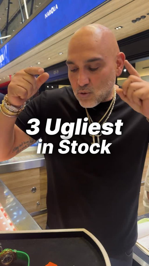 3 ugliest watches I have in stock right now