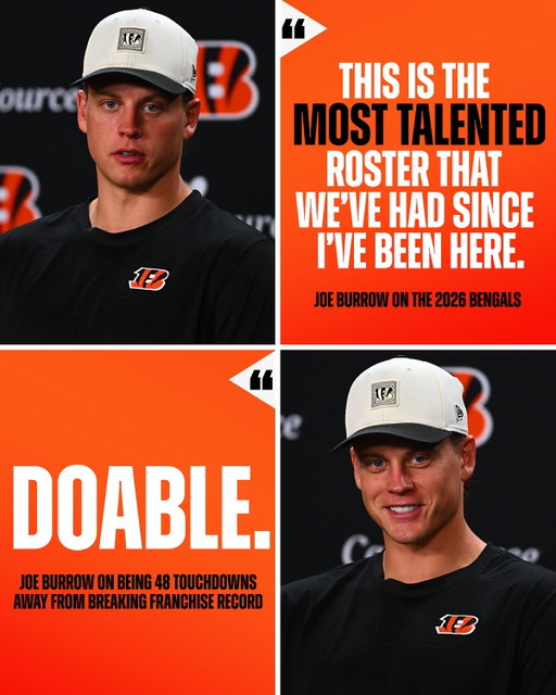 Joe Burrow sees the potential in Cincy 👀