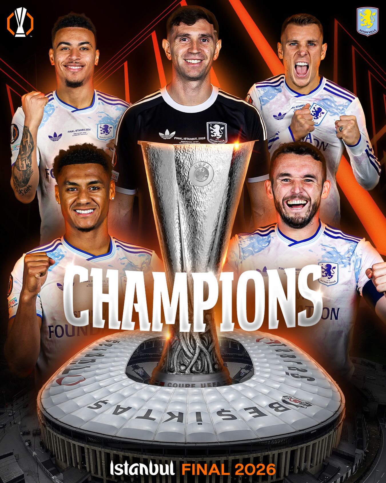 Your 2026 Europa League champions, Aston Villa 🦁🏆 

#UELfinal