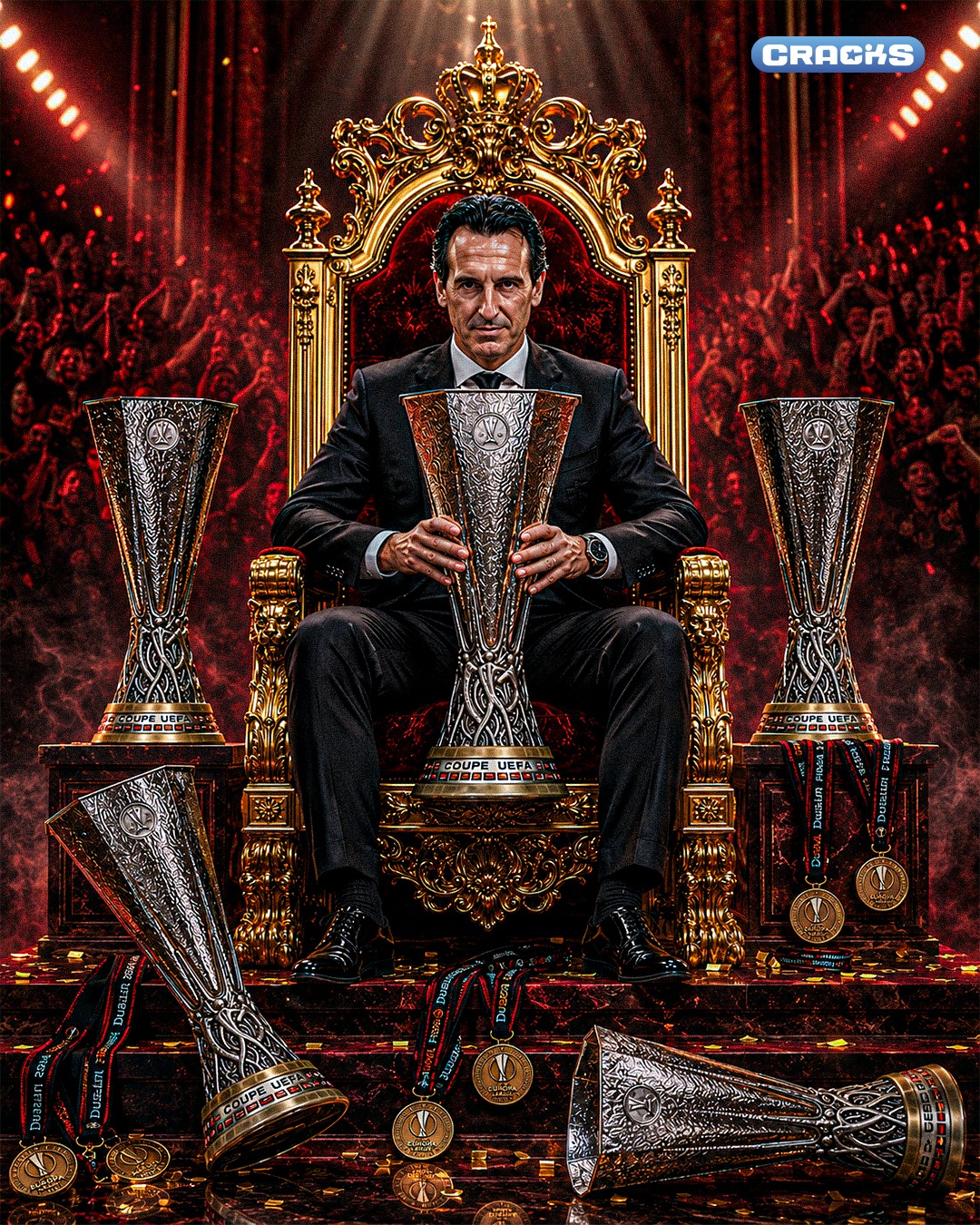 🏆🔥 UNAI EMERY, EL REY DE LA EUROPA LEAGUE

❤️💙 El técnico español acaba de ganar su QUINTO título de Europa League… y además le dio al Aston Villa su primer trofeo en 30 años

👑 Sus conquistas:
🏆 2014
🏆 2015
🏆 2016
🏆 2021
🏆 2026