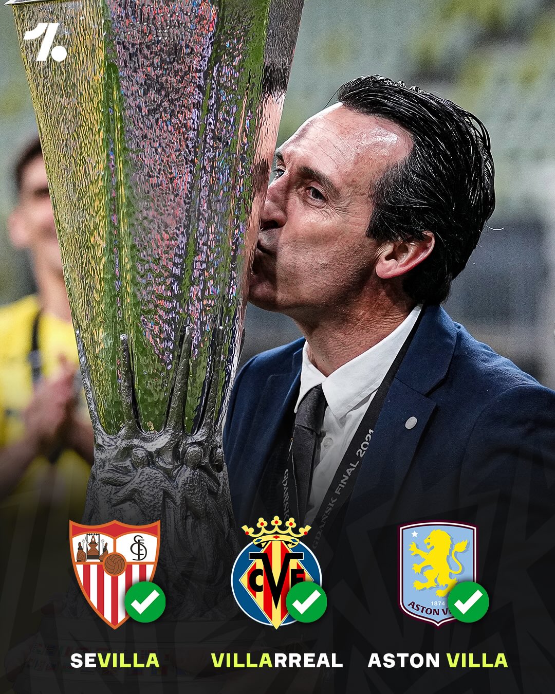 Full respect to Unai Emery for making a pledge to only win the Europa League with teams whose names contain ‘Villa’ 😤🏆