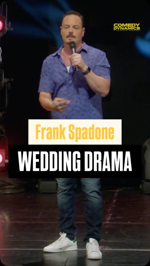 It’s not an Italian wedding without the drama.

🎤 @frankspadone on Evil Eye Comedy 
📺 Watch now on Amazon Prime Video, Apple TV, YouTube, Google Play, Vimeo, and more.
🎧Listen on Spotify, Apple Music, Amazon Music, Tidal, Deezer, and more.

Get your comedy fix for FREE on the Comedy Dynamics channel—now streaming on Amazon Prime, Roku, Samsung TV, Tubi, and more. Hit the link in our bio and laugh like you mean it.

#frankspadone #comedy #standup