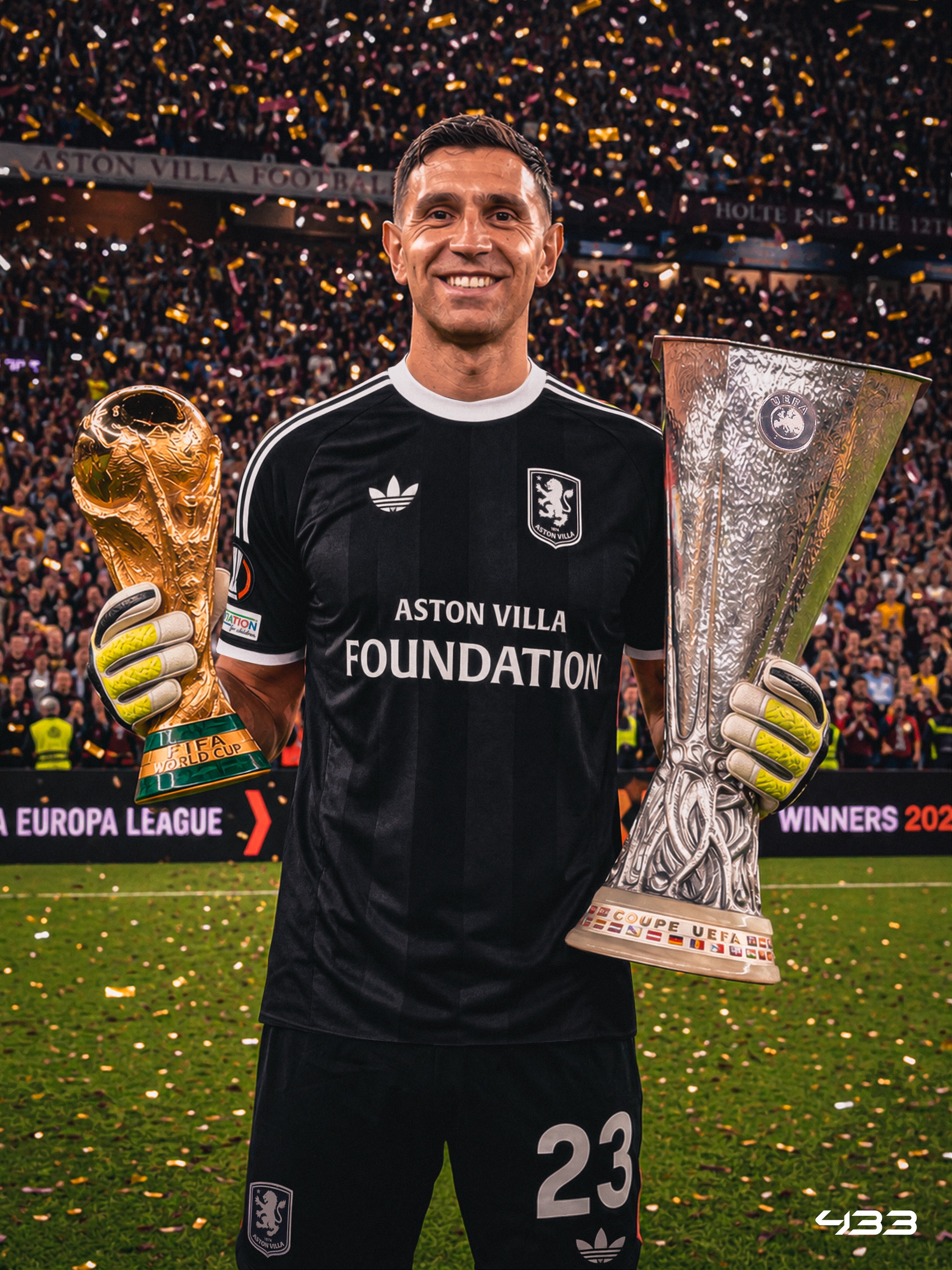 𝐂𝐎𝐍𝐐𝐔𝐄𝐑𝐄𝐃 𝐓𝐇𝐄 𝐖𝐎𝐑𝐋𝐃, 𝐂𝐎𝐍𝐐𝐔𝐄𝐑𝐄𝐃 𝐄𝐔𝐑𝐎𝐏𝐄 😎🏆

🏆 2026 UEFA Europa League
🏆 2022 World Cup

And look what it meant to him 🥹👉

The craziest thing? 𝗛𝗘 𝗗𝗜𝗗 𝗜𝗧 𝗪𝗜𝗧𝗛 𝗔 𝗕𝗥𝗢𝗞𝗘𝗡 𝗙𝗜𝗡𝗚𝗘𝗥 🤯

Emi Martínez: “Today I broke my finger during the warm-up. Every time I caught the ball, it was going the wrong way. But these are things you have to go through, and I’m proud to defend Aston Villa.”

𝘼𝘽𝙎𝙊𝙇𝙐𝙏𝙀 𝙈𝘼𝘿𝙈𝘼𝙉.

Emi Martínez has now played in 7 finals and won 𝐀𝐋𝐋 𝐎𝐅 𝐓𝐇𝐄𝐌 🔥